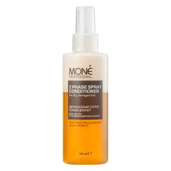 MONE PROFESSIONAL Спрей кондиционер двухфазный для сухих и поврежденных волос Top Color Care