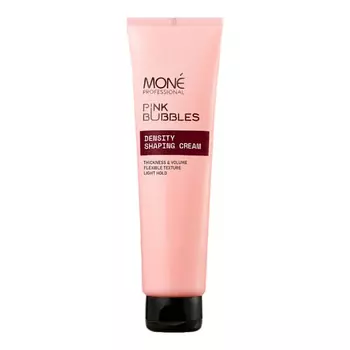 MONE PROFESSIONAL Уплотняющий крем для густоты и объема волос Pink Bubbles Density Shaping Cream