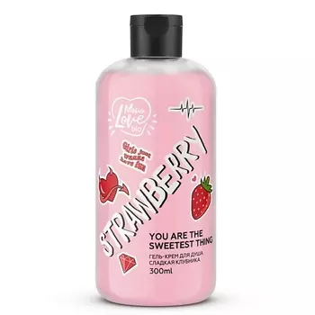 MONOLOVE BIO Гель-крем для душа Сладкая Клубника 300.0