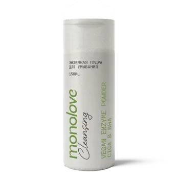 MONOLOVE BIO ЭНЗИМНАЯ ПУДРА ДЛЯ УМЫВАНИЯ VEGAN ENZYME POWDER CICA & BHA 150.0