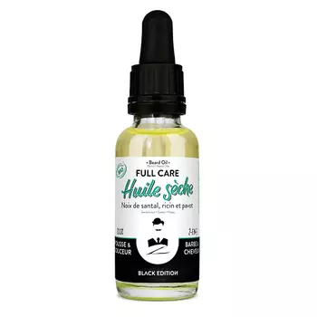 MONSIEUR BARBIER Масло для ухода за бородой и волосами FULL CARE BLACK EDITION