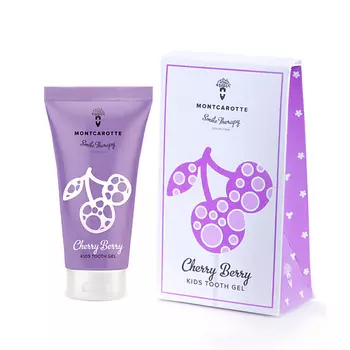 MONTCAROTTE Детская зубная паста-гель Ягодка Вишня 30.0