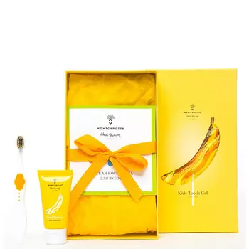 MONTCAROTTE Подарочный набор детской косметики для зубов "Сладкий банан" 1.0