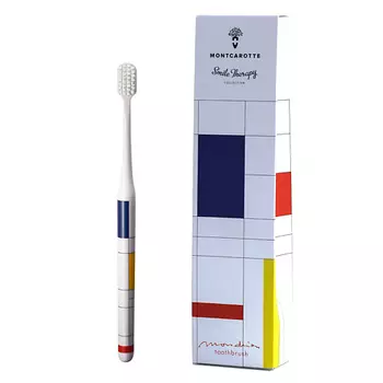 MONTCAROTTE Зубная щетка Мондриан из коллекции Абстракционистов, мягкая
