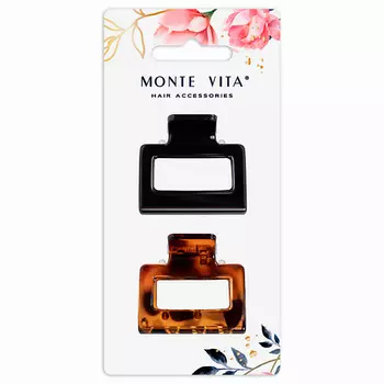 MONTE VITA Крабы для волос глянцевый