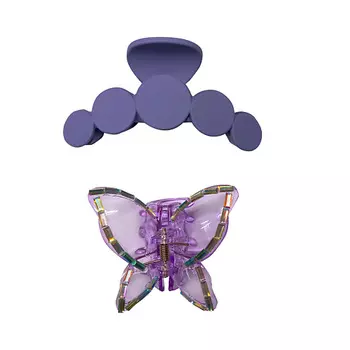 MONTE VITA Крабы для волос НАБОР 2 шт soft touch