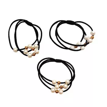 MONTE VITA Резинки для волос с жемчужинами