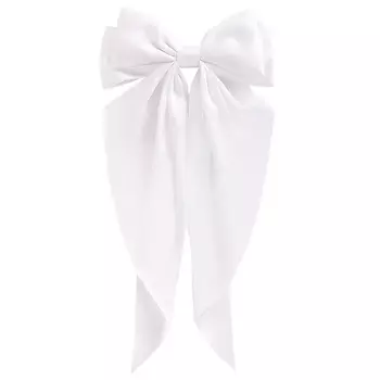 MONTE VITA Заколка для волос баретте с бантом и широкими длинными хвостиками