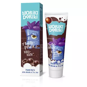 MORIKI DORIKI Детская зубная паста «SPIKE кока-кола»