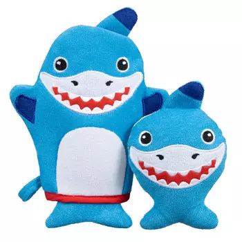MORIKI DORIKI Набор мочалок SHARKS FAMILY Sponge set