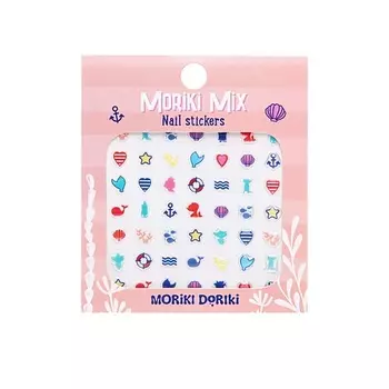MORIKI DORIKI Наклейки на ногти Nail stickers MORIKI MIX