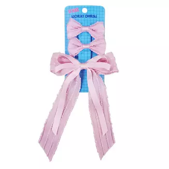 MORIKI DORIKI Розовый набор заколок SCHOOL Collection Pink SET