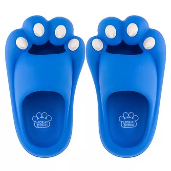 MORIKI DORIKI Шлепанцы детские Лапки монстрика синие