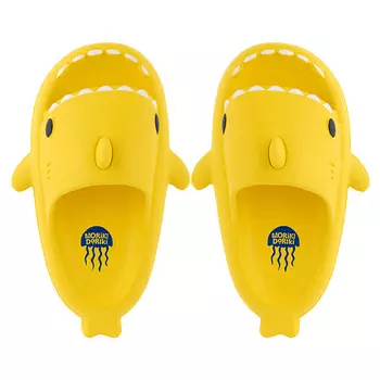MORIKI DORIKI Шлепанцы детские Морской монстрик желтый