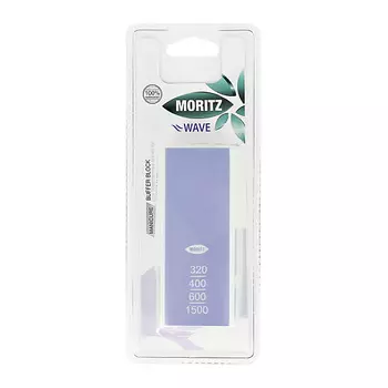 MORITZ Блок полировочный для ногтей WAVE четырехсторонний 320/400/600/1500