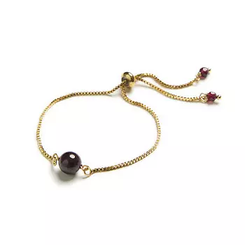 MORZA Браслет с гранатом бижутерия