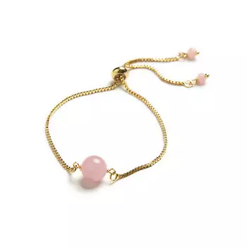 MORZA Браслет с розовым кварцем бижутерия