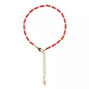 MORZA Браслет женский коралл бижутерия