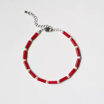 MORZA Браслет женский коралл бижутерия