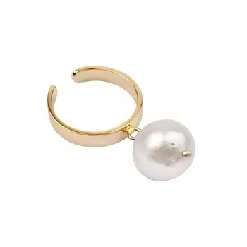 MORZA Кольцо с натуральным жемчугом 1.0