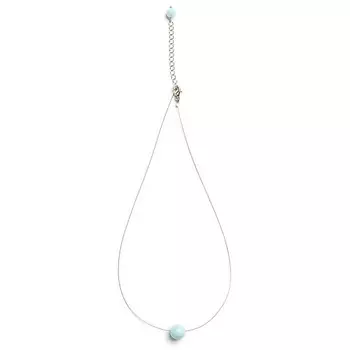 MORZA Колье женское из ларимара бижутерия