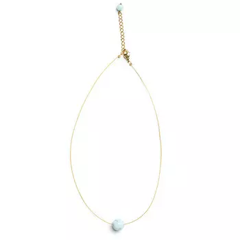 MORZA Колье женское из ларимара бижутерия