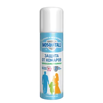 MOSQUITALL Аэрозоль "Гипоаллергенная защита" от комаров 150.0
