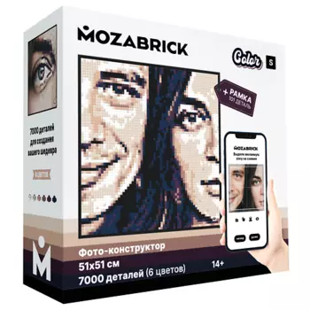 MOZABRICK Фото-конструктор из любой фотографии - Набор Color S