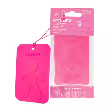 MR & MRS FRAGRANCE Аромакарточка для автомобиля CESARE CARD CISTRUS&MUSK 1.0