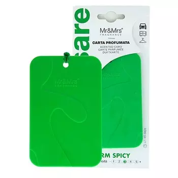 MR & MRS FRAGRANCE Аромакарточка для автомобиля CESARE CARD WARM SPICY
