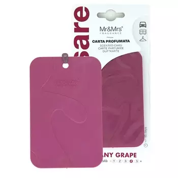 MR & MRS FRAGRANCE Аромакарточка для автомобиля CESARE CARD TUSCANY GRAPE