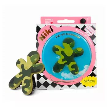 MR & MRS FRAGRANCE Ароматизатор для автомобиля NIKI МИЛИТАРИ SPICY WOODS 1