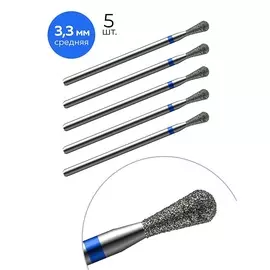 Muhle Manikure Фреза алмазная 806 239 524 033 Средняя (Конус обратный) (упаковка 5 шт)