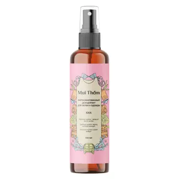 MUI THOM Парфюмированный спрей нейтрализатор неприятного запаха для одежды и обуви