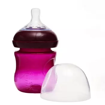 MUM&BABY Бутылочка для кормления, Natural, +6 мес., широкое горло 50 мм