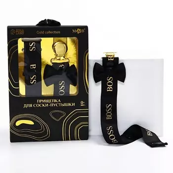 MUM&BABY Держатель для пустышки с лентой Boss