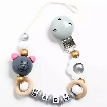 MUM&BABY Держатель для соски - пустышки "Мишка"