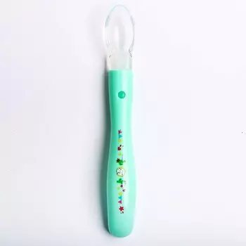MUM&BABY Детская силиконовая ложка «ТРЕНД. Лама» 3
