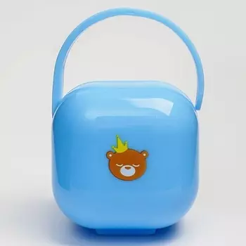 MUM&BABY Контейнер для хранения и стерилизации детских сосок и пустышек «Мишка принц»