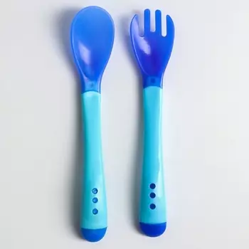 MUM&BABY Набор приборов для кормления: термовилка и термоложка