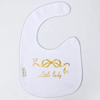 MUM&BABY Нагрудник/слюнявчик для кормления «Little lady»