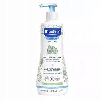 MUSTELA Детский шампунь и гель для купания Bebe Gentle Cleansing Gel 500.0