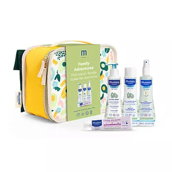 MUSTELA Набор FAMILY ADVENTURES PASTEL SUITCASE