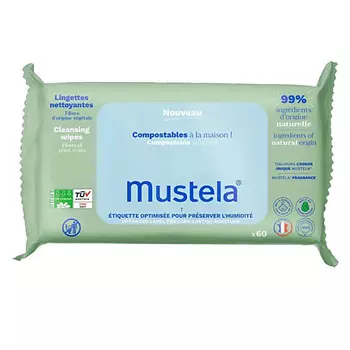 MUSTELA Салфетки Baby Wet Wipes Cleansings