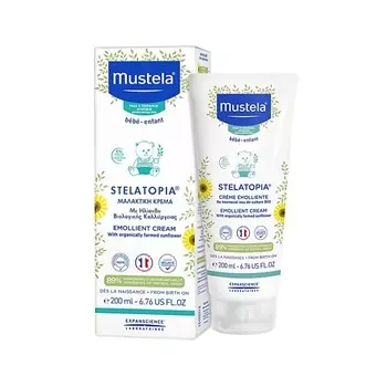 MUSTELA Смягчающий десткий крем для сухой кожи Stelatopia Emollient 200.0