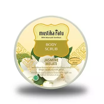 MUSTIKA RATU Скраб для тела омолаживающий "Jasmine"