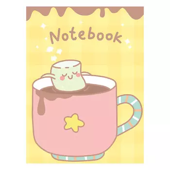 MYART Блокнот K-Notebook Кофе, в линию, мягкая обложка