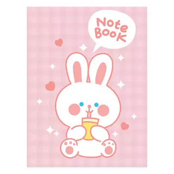 MYART Блокнот K-Notebook Кролик, в линию, мягкая обложка