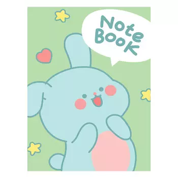 MYART Блокнот K-Notebook Заяц, в линию, мягкая обложка