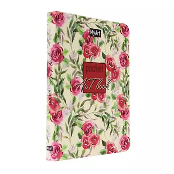 MYART Блокнот А6 Pocket ArtBook "Розы", мягкая обложка